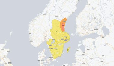 SMHI: Röd vädervarning i Gävleborg