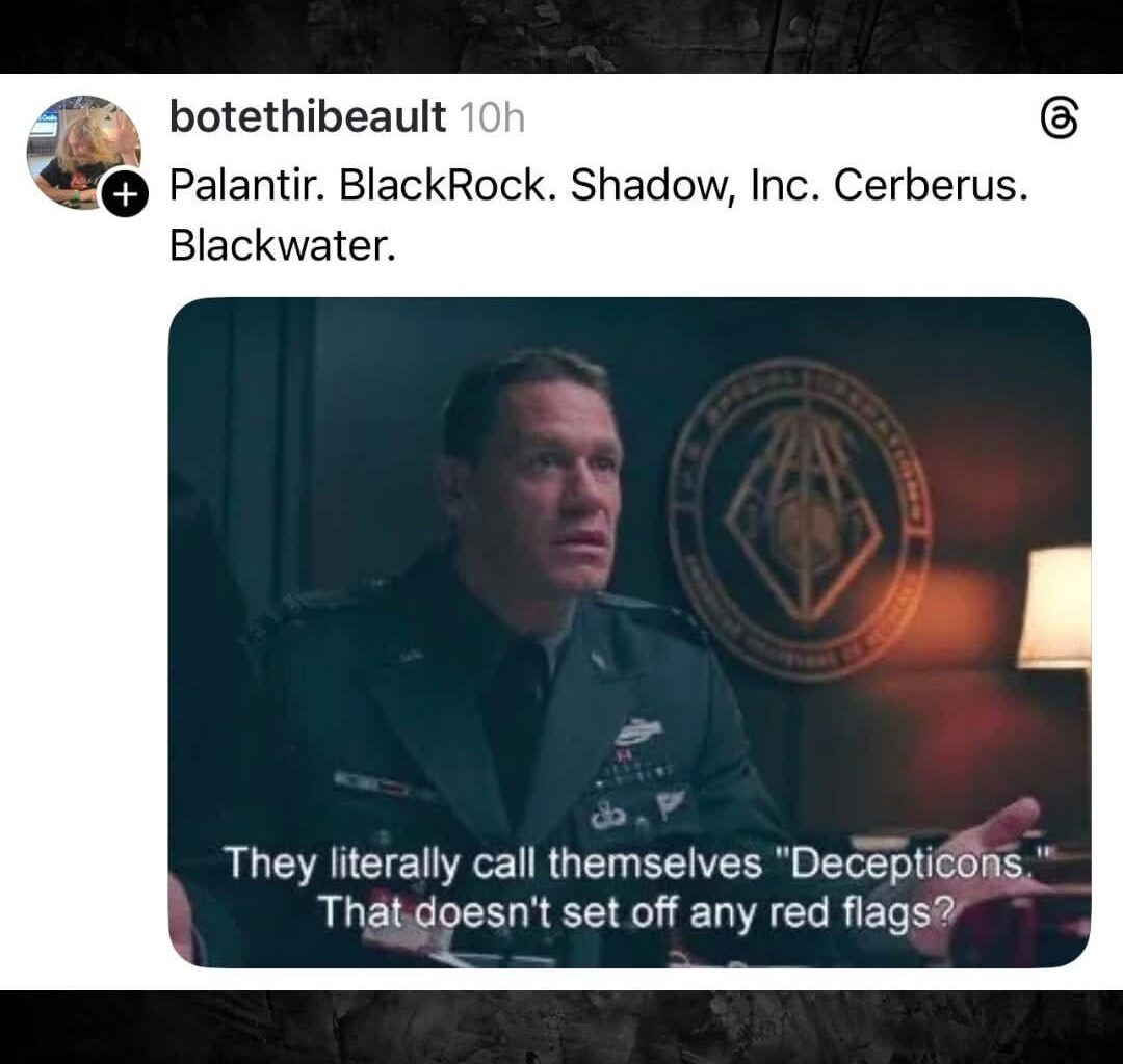 Sounds like a trustworthy group.