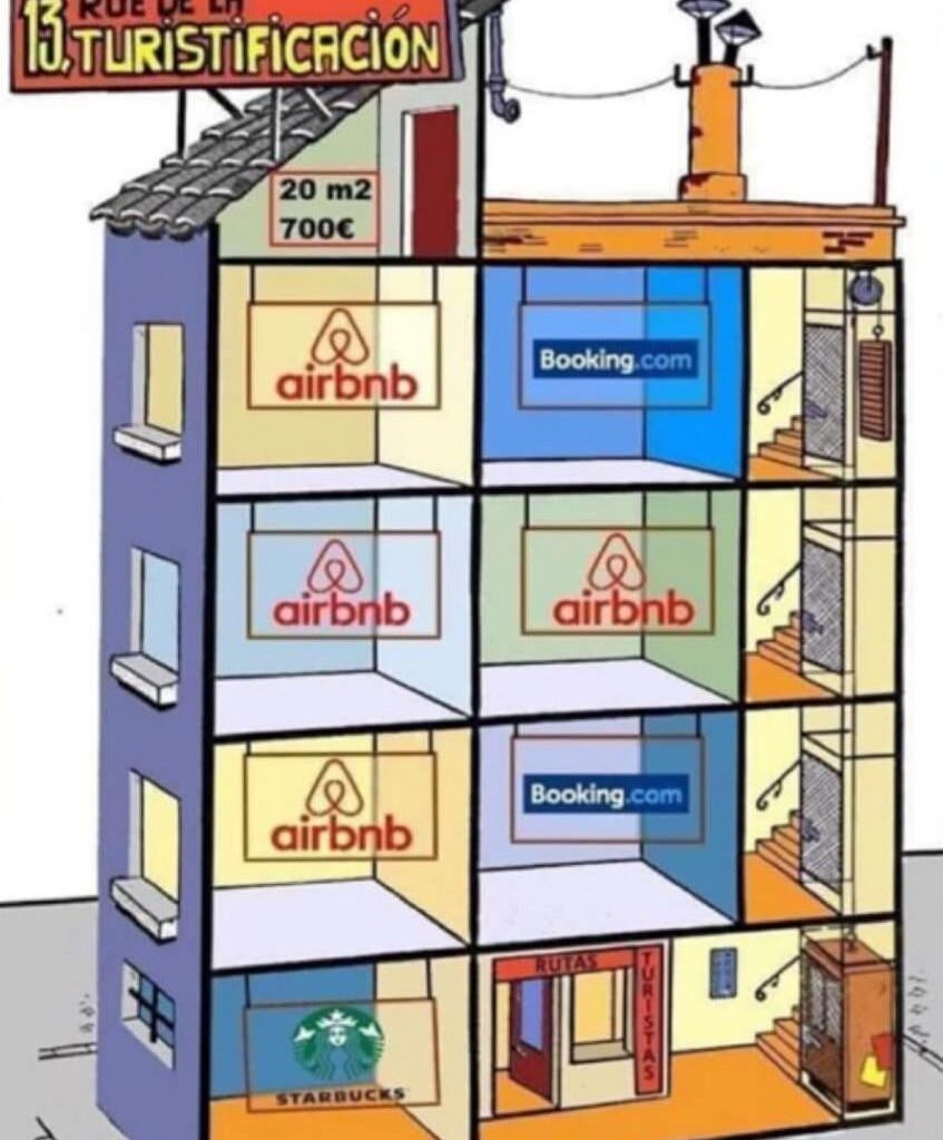 An average building in a European city center