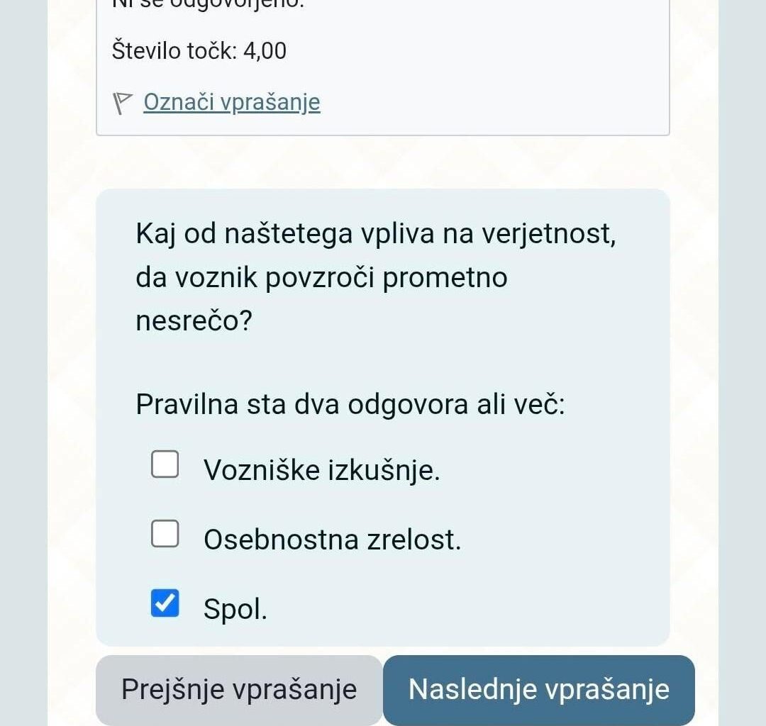 Dvoumno vprašanje na CPP izpitu