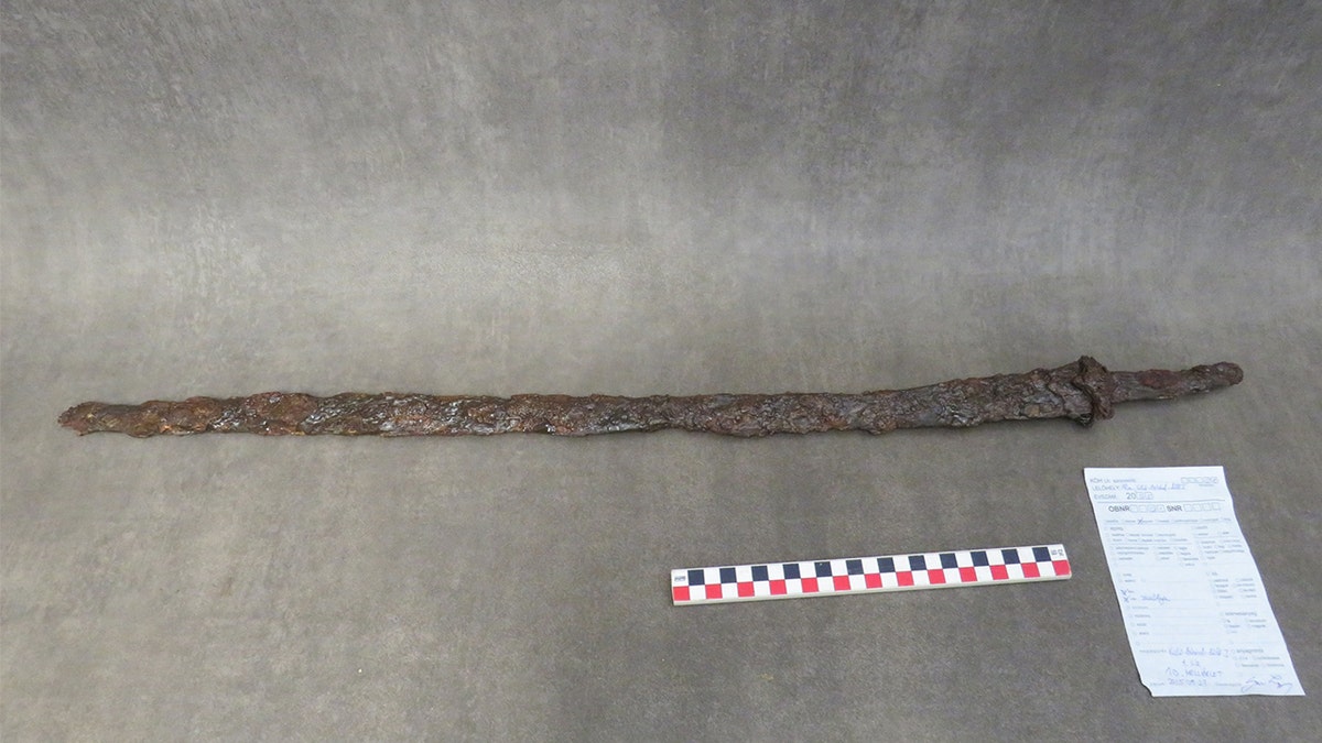 Image of long ancient saber