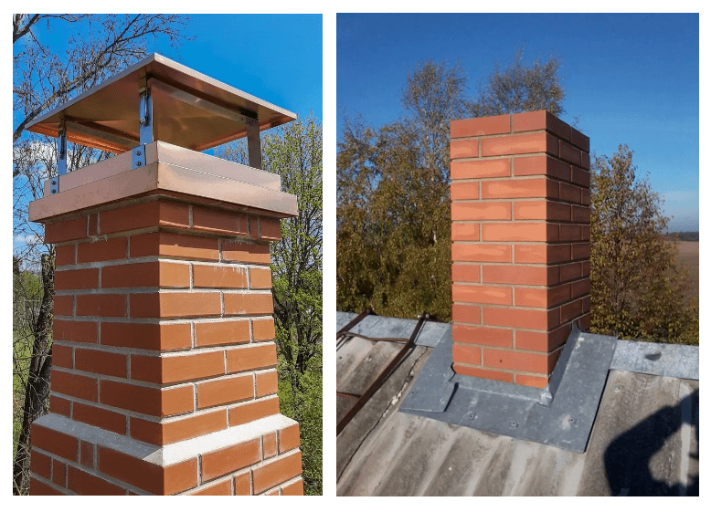 Küsimus Redditi korstnaekspertidele - miks on enamus korstnaid ilma "katuseta"?