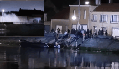 Migrants clash with French police as hundreds cross Channel for second consecutive weekend. At least 700 migrants departed from French beaches this morning