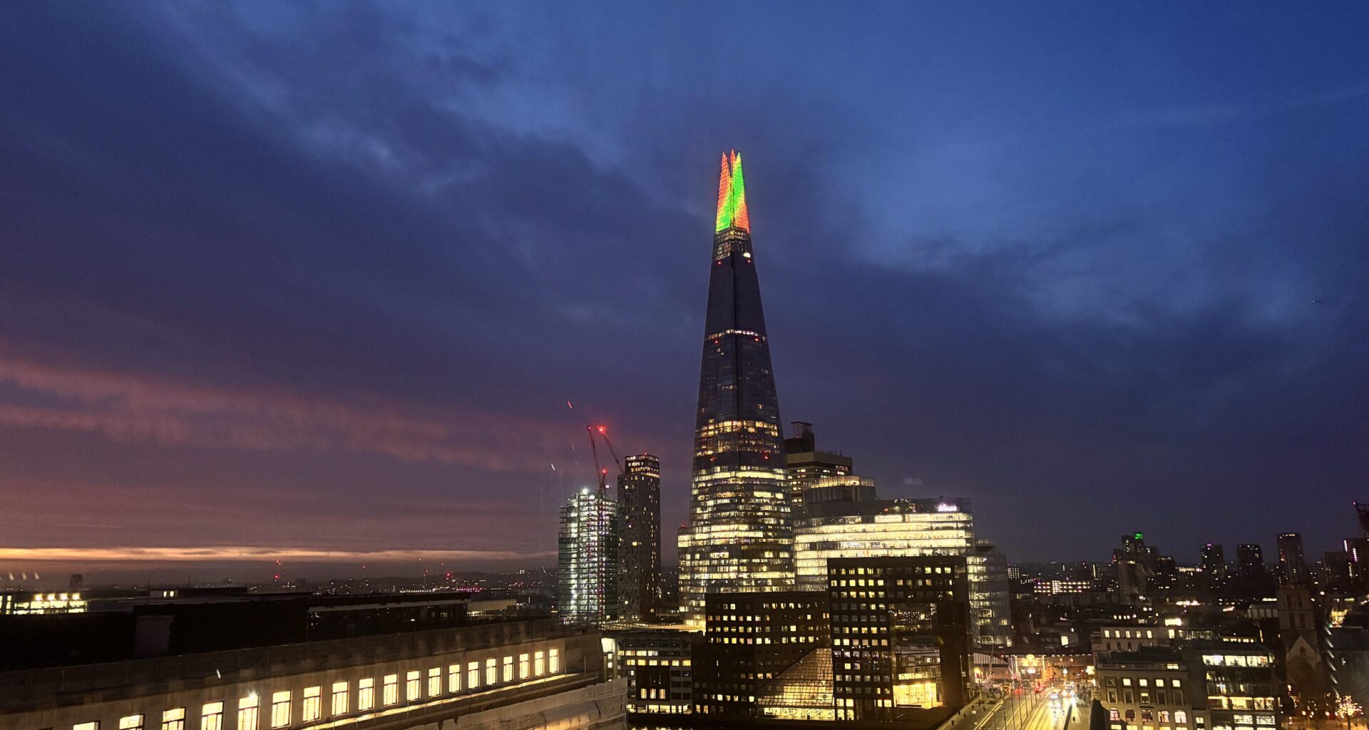 Shard is looking festive