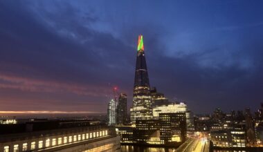 Shard is looking festive
