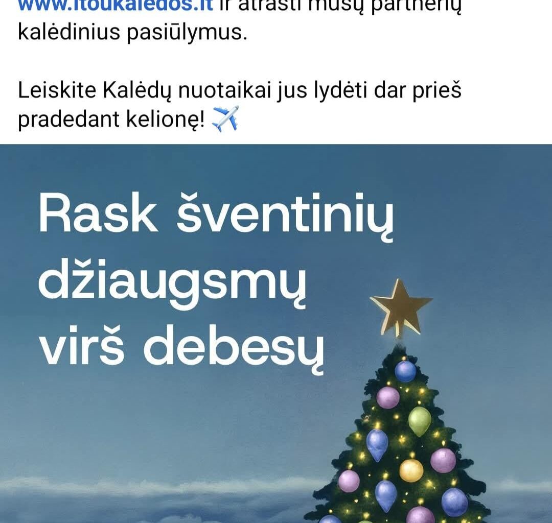 Ačiū, gal nereikia, džiaugsmų virš debesų jau ir taip pakankamai