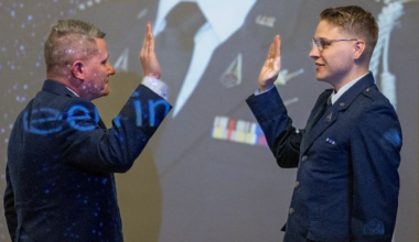 NMSU ROTC celebrates first cadet to commission with U.S. Space Force