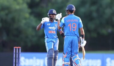 Against Pakistan and Sri Lanka in the semifinals, it was Aaron George who proved to be India's hero. (ACC Photo)