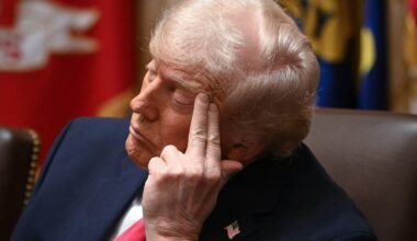 Donald Trump Appears to Fight Sleep During Afternoon Cabinet Meeting