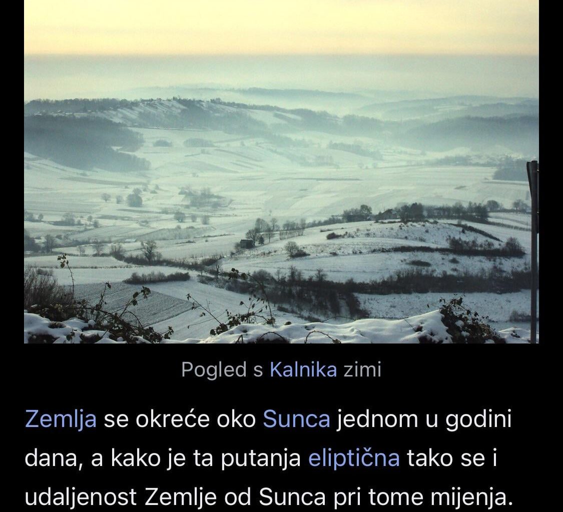 Banalna greška na hrvatskoj Wikipediji