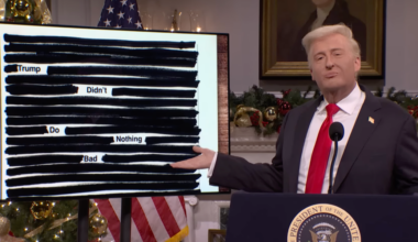 Trump administration’s Epstein files release parodied in Saturday Night Live cold open