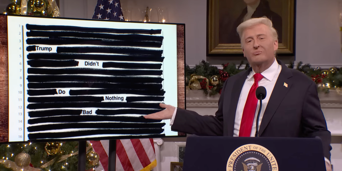 Trump administration’s Epstein files release parodied in Saturday Night Live cold open