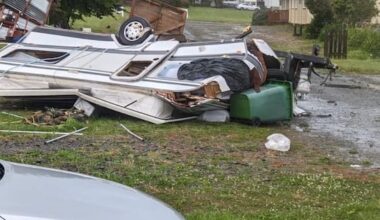 Man injured as caravan 'flattened' reportedly by Manawatū tornado