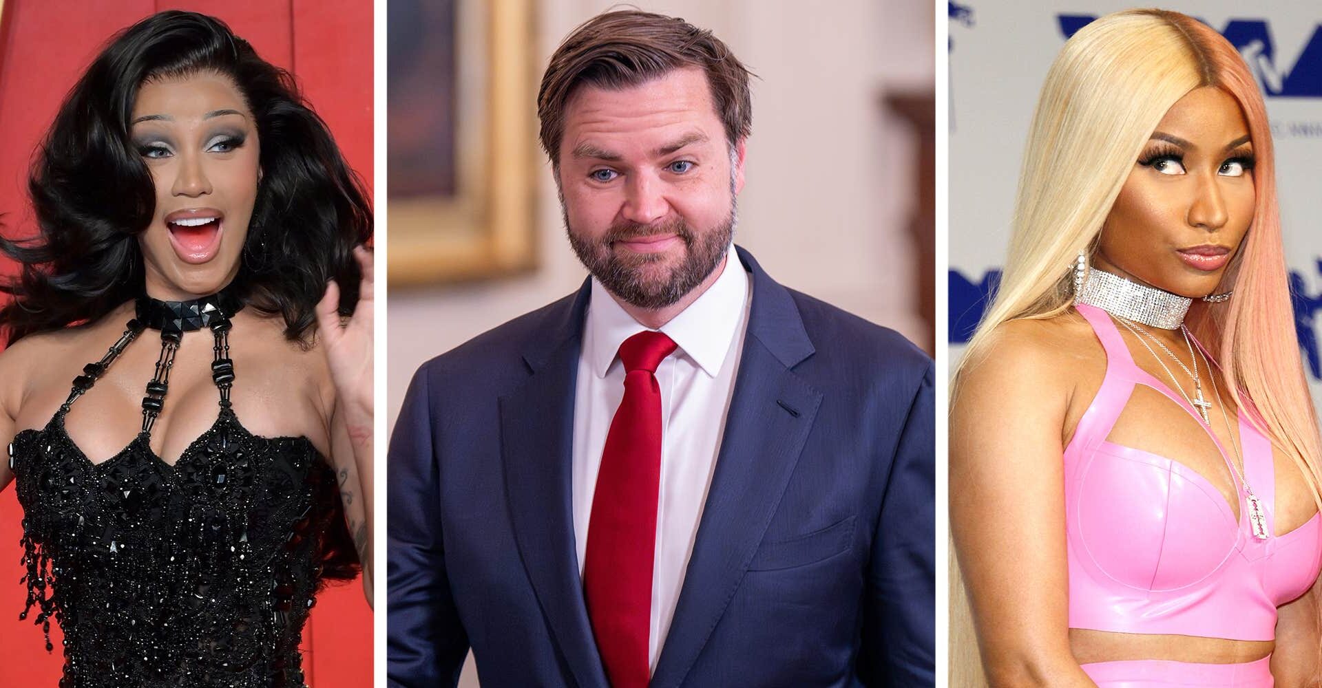 Vice President JD vance weighs in on the Cardi B–Nicki Minaj feud