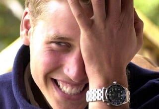 Prince William of Wales during his gap year in Chile, December 2000.