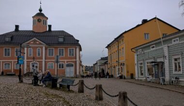 The medieval town of Porvoo in Finland [OC]