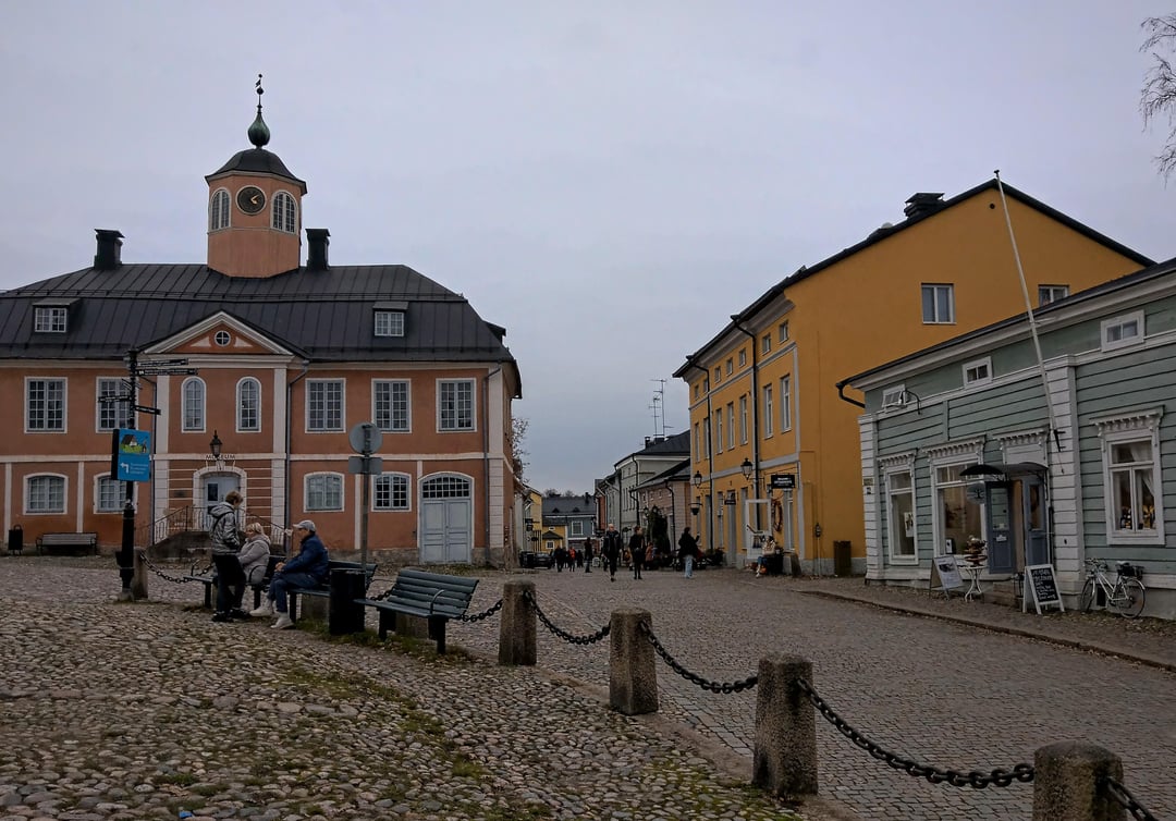 The medieval town of Porvoo in Finland [OC]