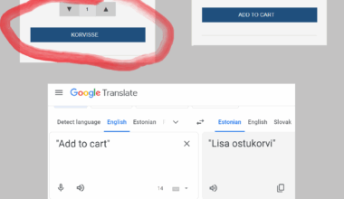 Täitsa tõsiselt - kuidas sellised tõlkevead üldse tekivad? Masintõlge ju tõlgiks nii lihtsa asja õigesti? (St siin kirjas "KORVISSE").