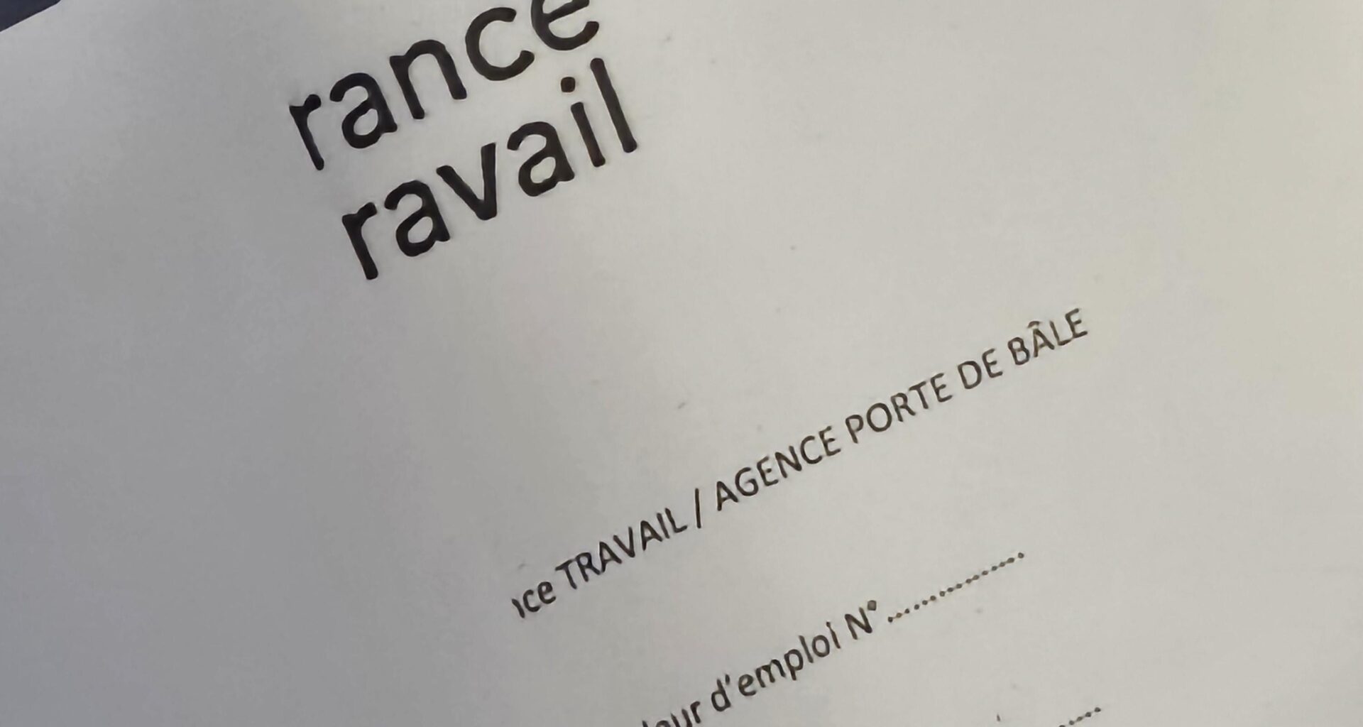 Trouvé dans la corbeille du pôle emploi