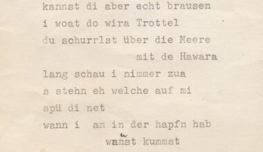 Penelope, angefressen.