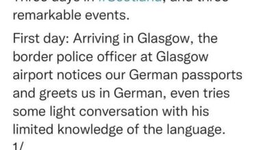Dear Scottish people, I can't put my finger on what you do differently. But please keep it that way.