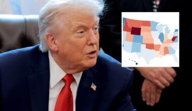 Donald Trump’s Approval Ratings Revealed: The States Turning Against Him After 11 Months