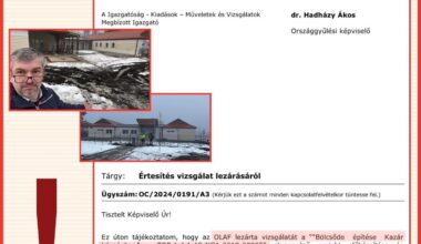 Az OLAF törvénytelennek ítélte a 12 fős minibölcsödét, amire 670 millió forint támogatás ment el (Hadházy posztja)
