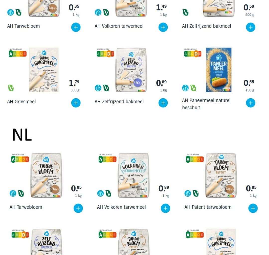 Albert Heijn Belgium vs Netherlands