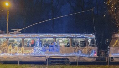 Kad ir kuri maršruti svētku tramvajam Rīgā?