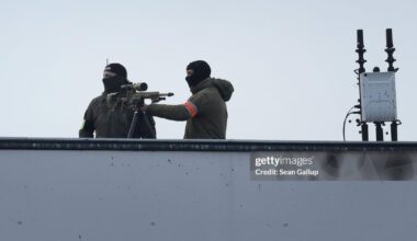Sniper team with an electronic warfare system and security with an anti-drone weapon: the measures that were deployed for the visit of the President of Ukraine Volodymyr Zelenskyy, to Berlin.