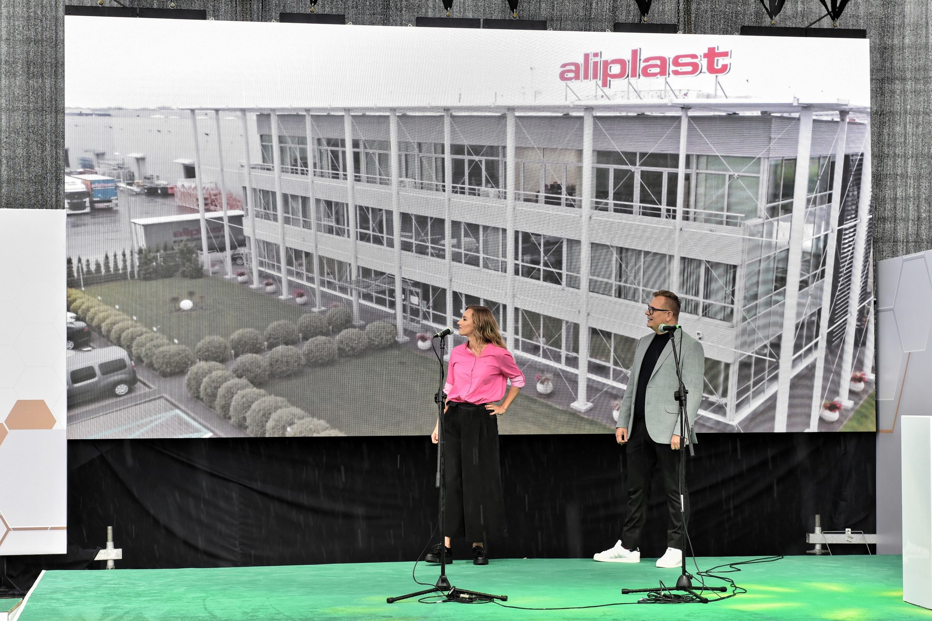 Olga Malinkiewicz i Dawid Zieliński w 2021 r.