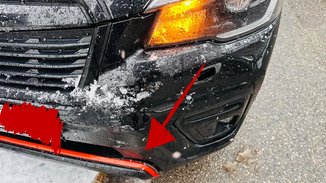 Minor front bumper damage — TÜV issue in Germany?