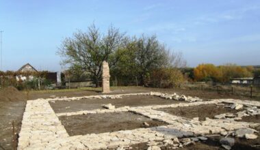 Ruins of the Royal Camp of Sweden's king Carol XII, where the monarch lived in 1711-1713 (after defeat at Poltava) - preserved in the village of Varniţa, Republic of Moldova