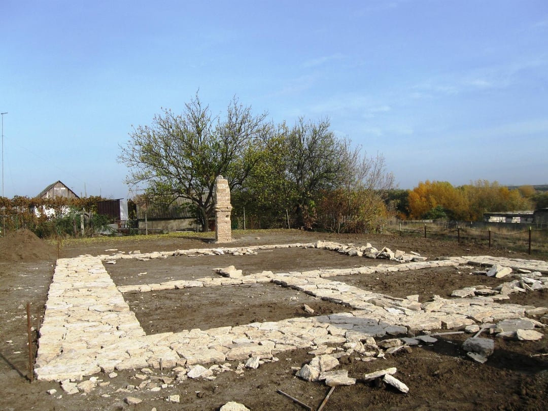 Ruins of the Royal Camp of Sweden's king Carol XII, where the monarch lived in 1711-1713 (after defeat at Poltava) - preserved in the village of Varniţa, Republic of Moldova