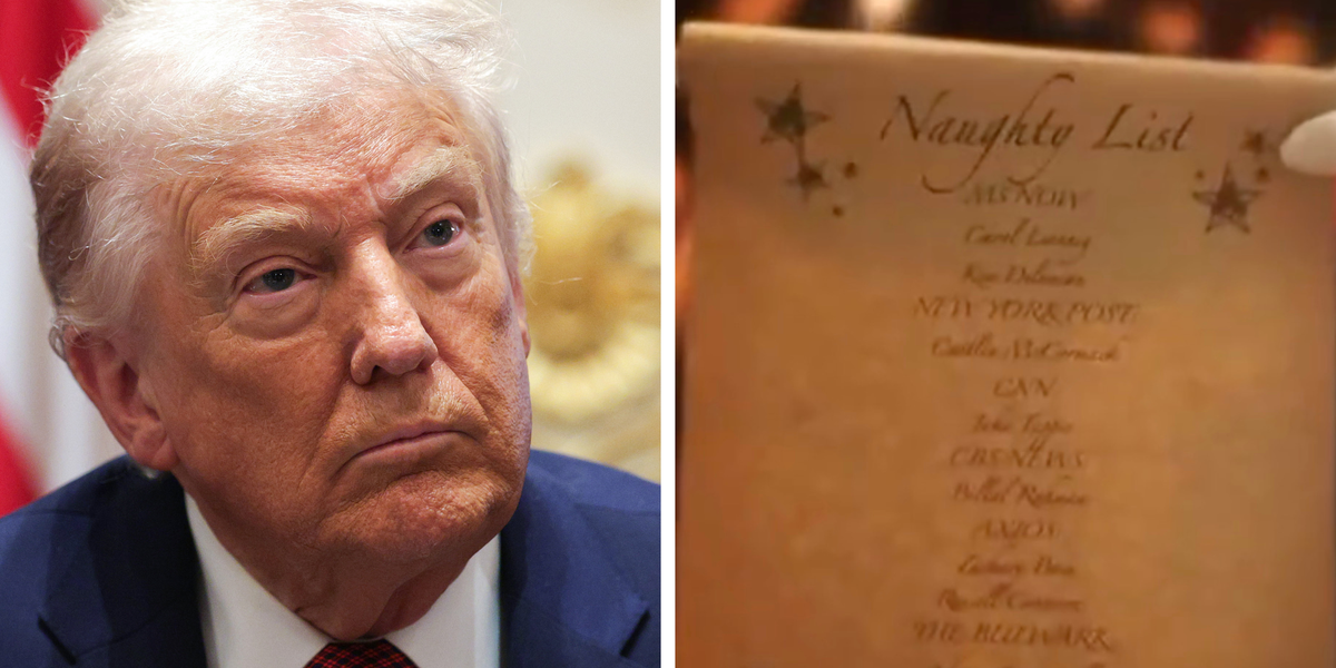 Trump White House deletes ‘naughty list’ video as it’s accused of ‘authoritarianism’