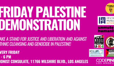 Friday Palestine Demonstration: Los Angeles - CODEPINK