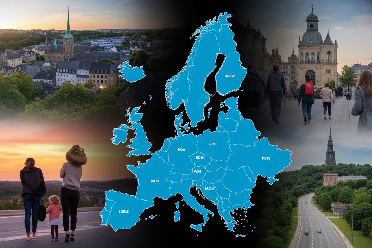Luxembourg Beats Denmark, Netherlands, France, Belgium, Sweden, Germany in New American Dream, Leading with the Highest Average Net salary at 4,614 Euro and a Typical Household Wealth of 347K Euros