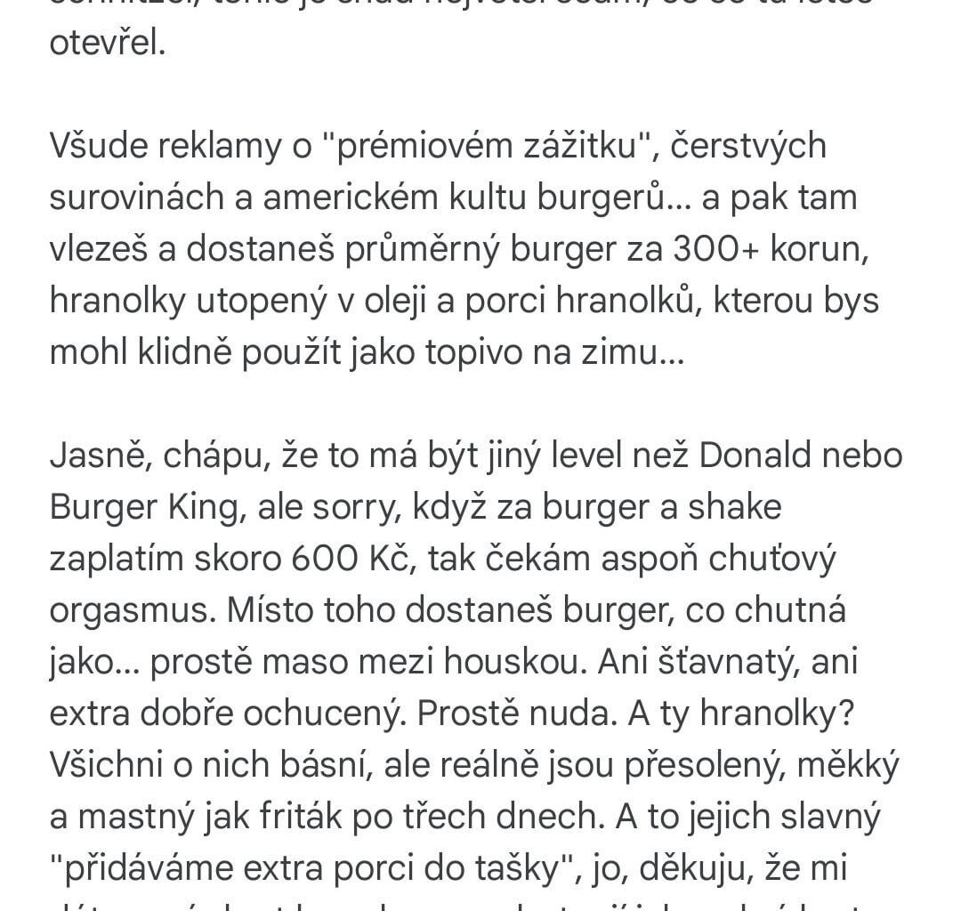 [RANT] Five Guys Praha, takhle mě už dlouho nikdo nenatáhl
