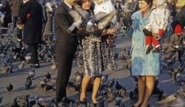 Trafalgar Square, 1960s.