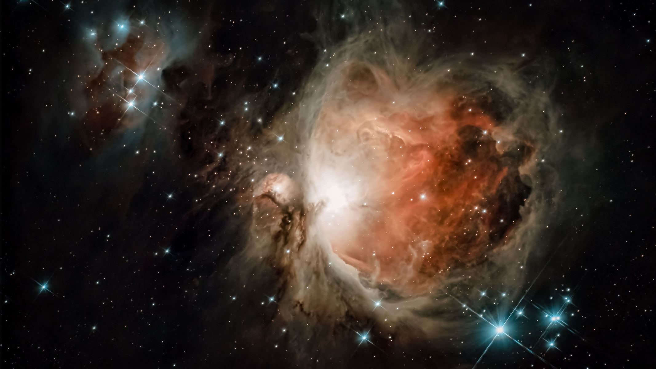 The Orion nebula.