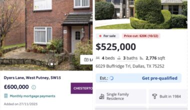 House in the UK vs Texas (US)