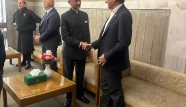 indian foreign minister subrahmanyan jaishankar met with pakistan s national assembly speaker sardar ayaz sadiq at the residence of former bangladeshi prime minister khaleda zia today december 31 2025 source national assembly secretariat