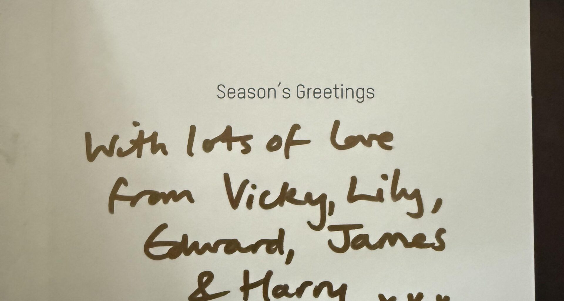 Our Christmas mystery