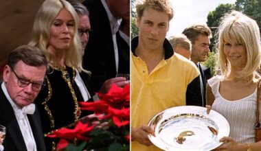 TIL Princess Diana once surprised a teenaged William with a visit from a trio of supermodels as a birthday present, including Claudia Schiffer who was at the state banquet last night