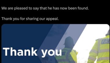 The missing child from yesterday has been found