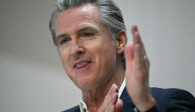 Newsom mocks Trump cabinet members praising Trump on 'keeping hurricanes away'