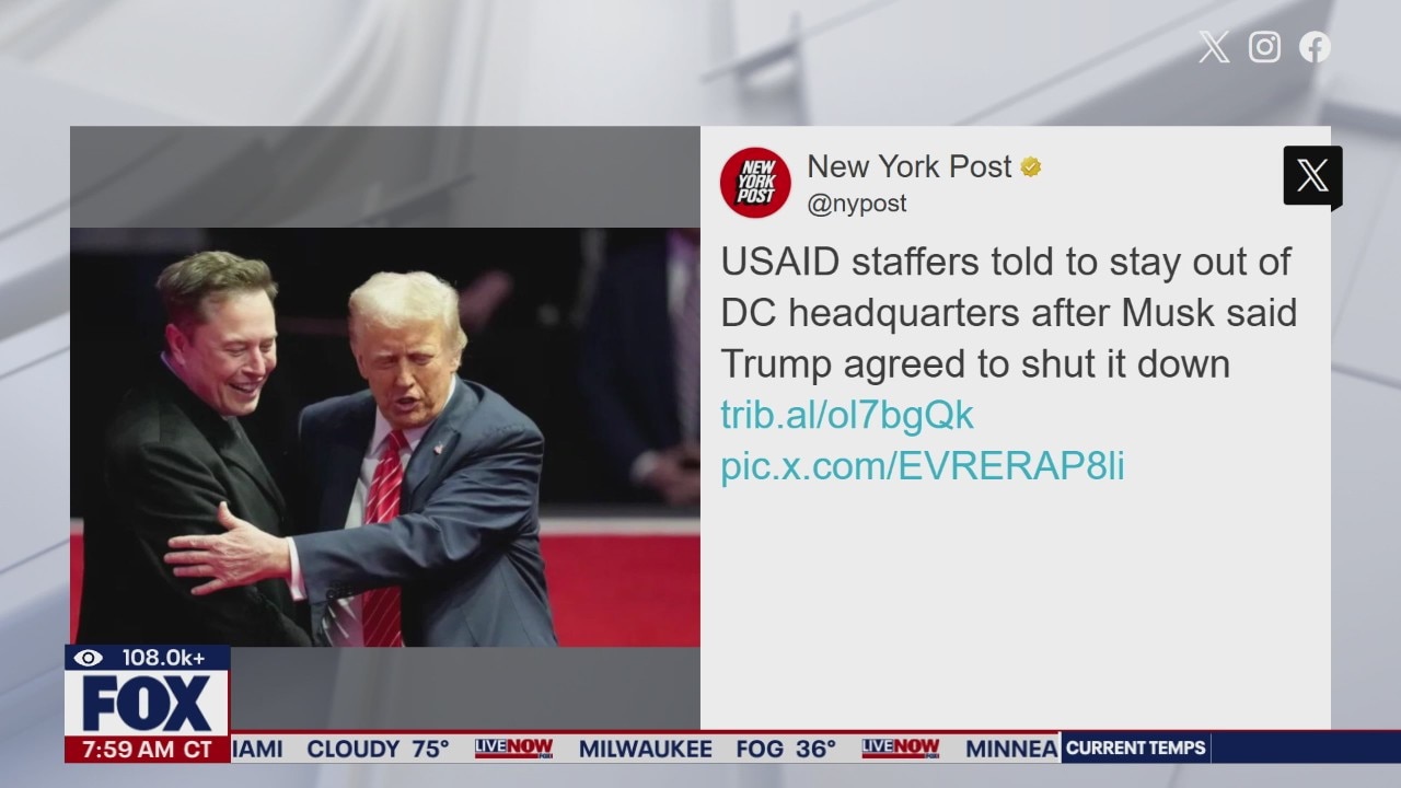 President Trump & Musk agree to 'shut down' USAID