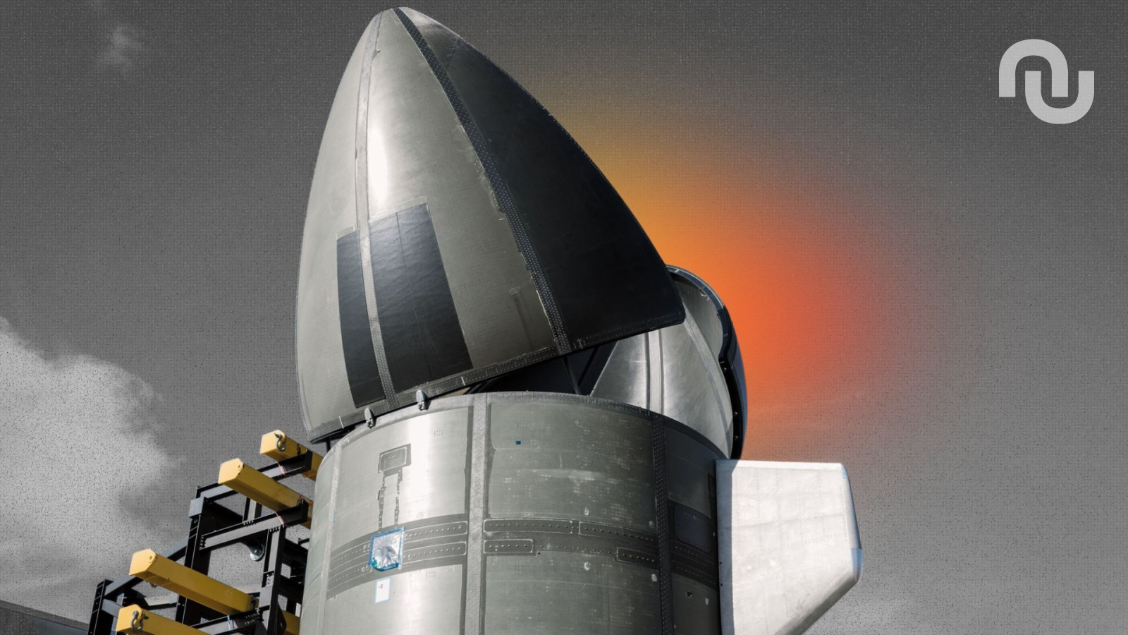 Jamais une fusée n'avait eu une coiffe pareille : le « Hungry Hippo » est prêt à voler