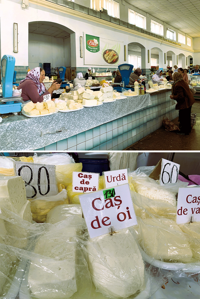 View of the Cheese Stand Inside the Central Market