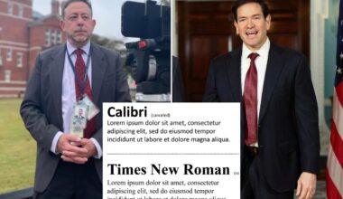 Marco Rubio State Department font change order compared to Nazis by journalist Steve Herman